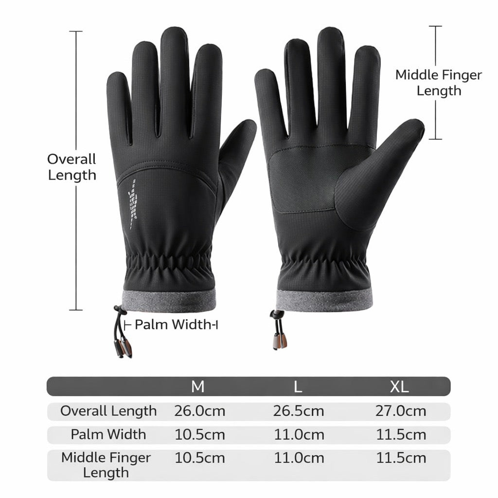 ArcticGrip Touchscreen Waterproof Winter Warmth Gloves