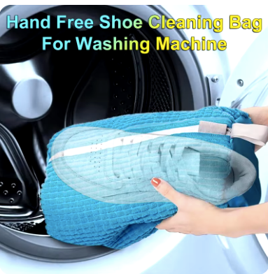 Easy Clean Laundry Machine Shoe Bag