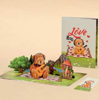 3D Pop UP Flower Card