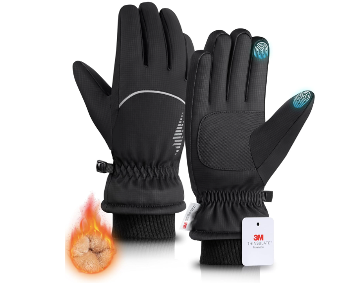 ArcticGrip Touchscreen Waterproof Winter Warmth Gloves