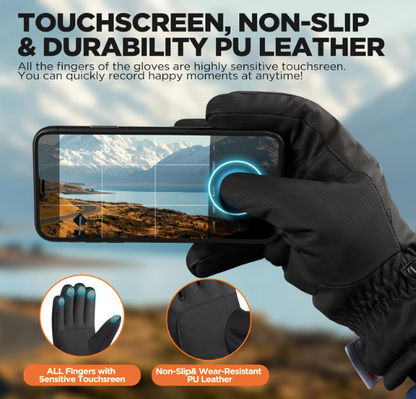 ArcticGrip Touchscreen Waterproof Winter Warmth Gloves