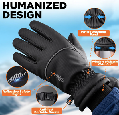 ArcticGrip Touchscreen Waterproof Winter Warmth Gloves