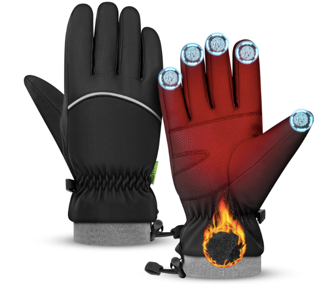 ArcticGrip Touchscreen Waterproof Winter Warmth Gloves