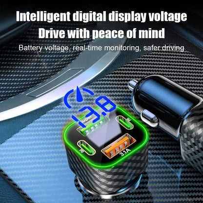 Quadruple-Dual Universal Car Charger