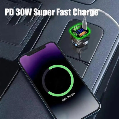 Quadruple-Dual Universal Car Charger