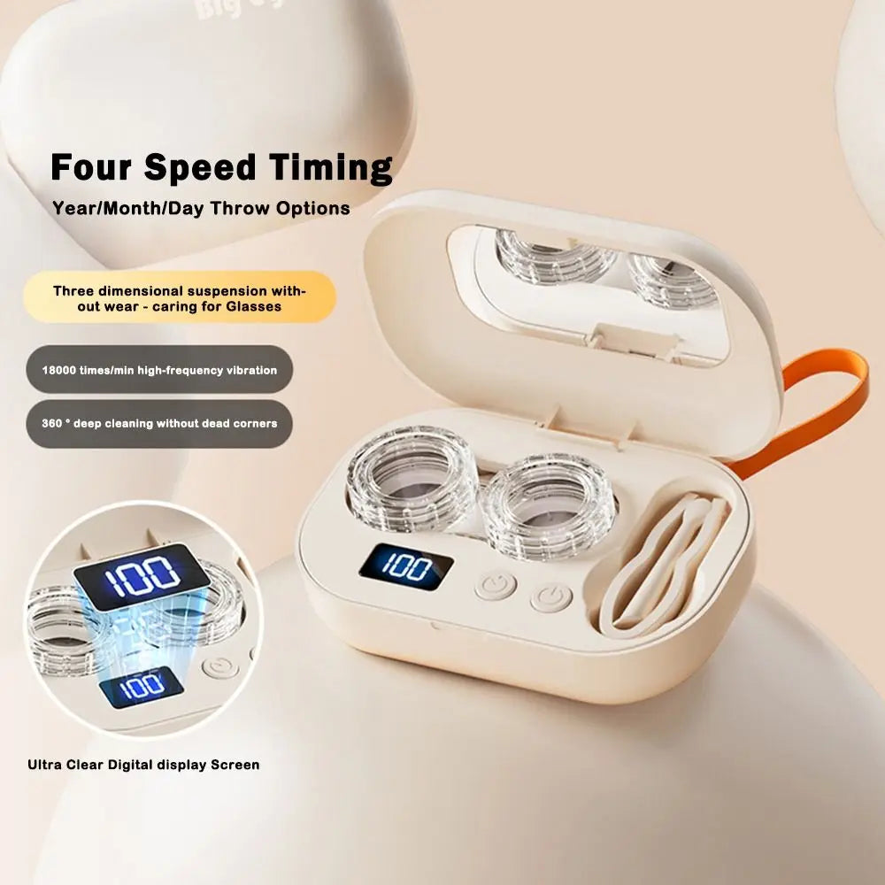 Blue Light Ultrasonic Contact Lens Cleaner Pro Plus
