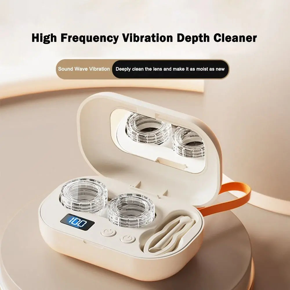 Blue Light Ultrasonic Contact Lens Cleaner Pro Plus