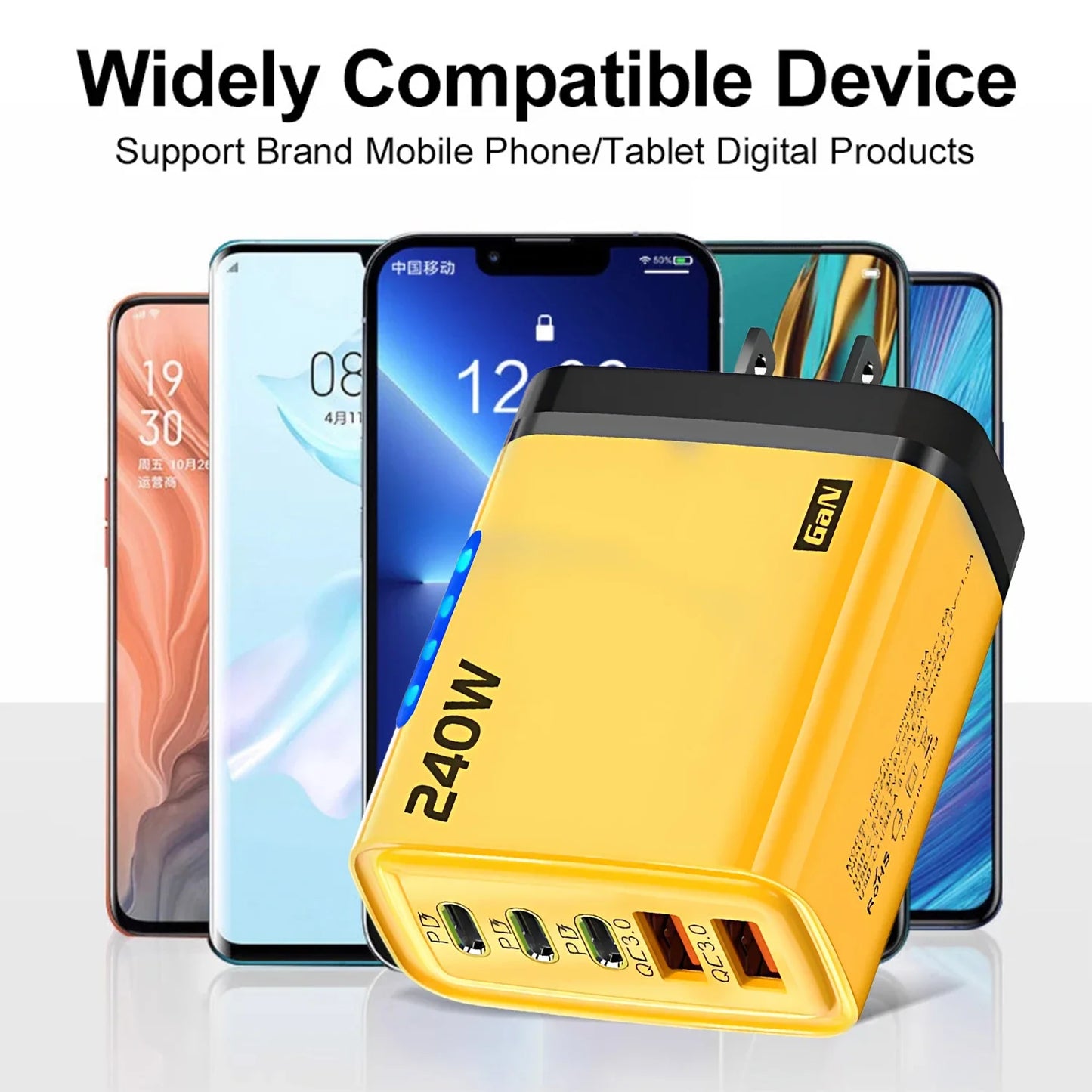 5 in 1 Outlet Power Plus Charger