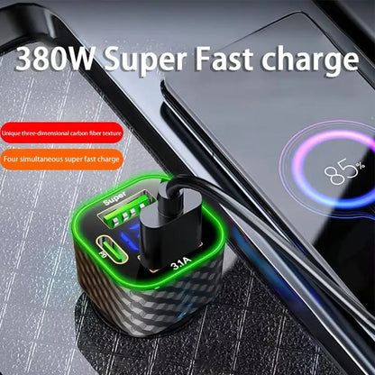 Quadruple-Dual Universal Car Charger